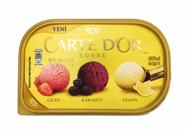 Algida Cartedor Clasic Sorbe 850 ml