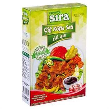 SIRA ÇİĞ KÖFTE SETİ 500GR ETLİ