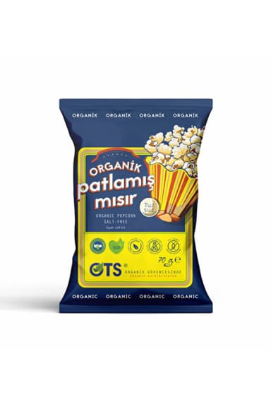 Ots Organik Patlamış Mısır 70 g