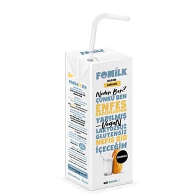 FOMILK SEKERSIZ BADEM SUTU 200 ML