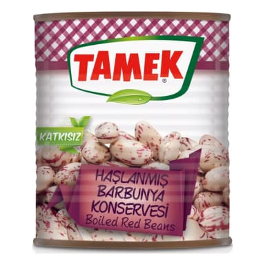 Tamek Hazır Yemek Barbunya Haşlanmış Tnk 800 Gr