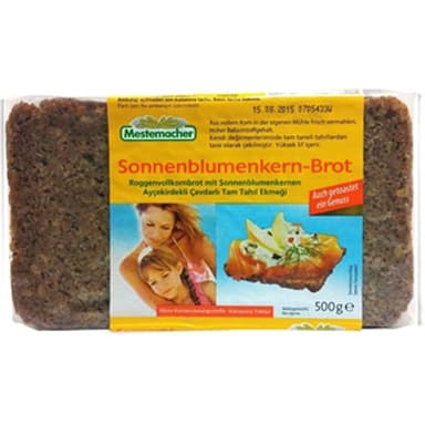 Mestemacher Çavdar Ekmeği Ay Çekirdekli 500 gr