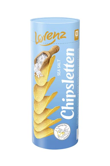 Lorenz Chipsletten Sea Salt Patates Cipsi 100 g