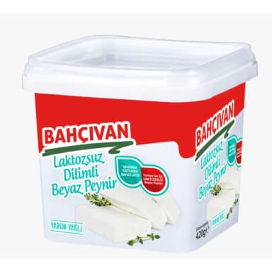 BAHCIVAN LAKTOZSUZ DILIMLI BEYAZ PEYNIR 420 GR