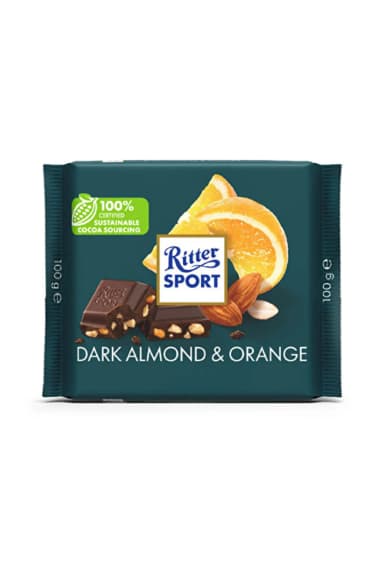 Ritter Sport Dark Almond Orange 100 g