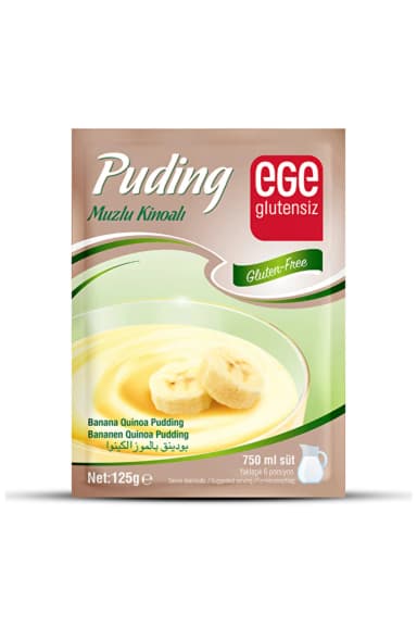 Ege Glutensiz Muzlu Kinoalı Puding 125 g