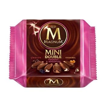 Algida Magnum Mini Karadut Karamel Böğ. 6lı 345 ml