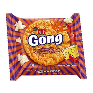 Eti Gong Süt Mısır Arom. Acılı 68 Gr