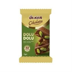 Ülker Çikolata Dolu 32 Fıstık 77 Gr