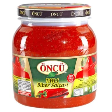 Öncü Acı-Tatlı Biber Salçası Pet Kavanoz 1650 Gr
