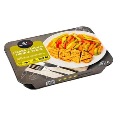 Gurmepack Izgara Tavuk Fırında Sebze 320 gr