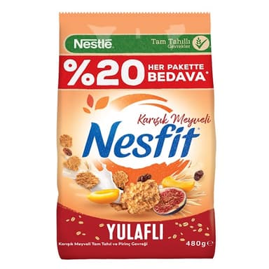 Nestle Nesfit Yulaflı Karışık Meyveli 480 gr
