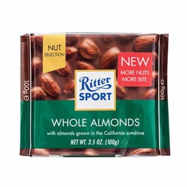 RITTER SPORT TANE BADEMLI CIKOLATA 100 GR