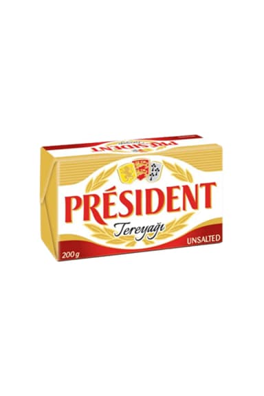 President Tuzsuz Tereyağı 200 G