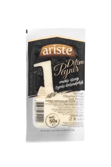 Ariste 1 Dilim Beyaz Peynir 50 G