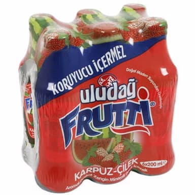 ULUDAG FRUTTI MADEN SUYU 6*200 ML KARPUZ CILEK