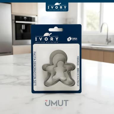 Ivory Kurabiye Kalıbı Figürlü 3 Parça Ivo-pst150