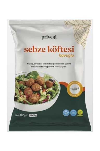 Privegi Sebze Köftesi Havuçlu 400 G