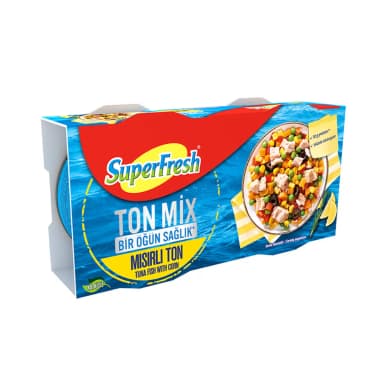 Süperfresh Mısırlı Ton Balığı 2x150gr