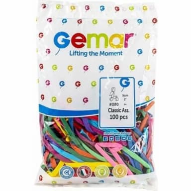 Tgb Sosis Balon Renkli 100 Lü Tgb-5045-5046