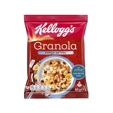 ULKER KELLOGGS GRANOLA MEYVELI 60 GR