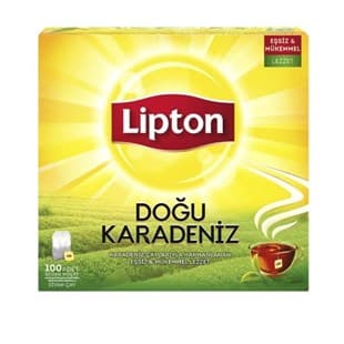 Lipton Doğu Karadeniz 100 Adet Bardak Poşet Çay