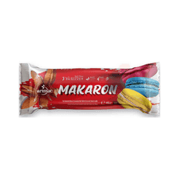 Artmac Dondurulmuş Muzlu Ballı ve Çilekli Makaron 45 G