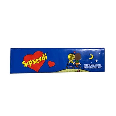 Şıpsevdi Sakız Çilek Ve Muz Aromalı Şekerli 25 Gr