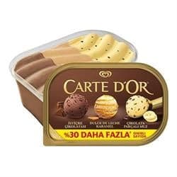 Algida Carte Dor İsviçre Çikolatası Karamel Çikolata Parçalı Muz 1105 ml