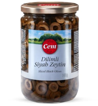 Cem Dilimli Sıyah Zeytin 300 gr