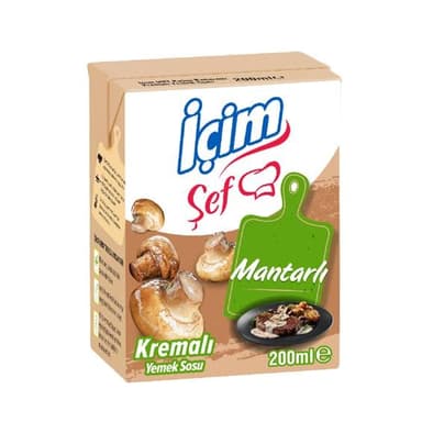 İçim Şef Krema Mantarlı Yemek Sosu 200 ml