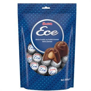 Ülker Ece Bütün Fındıklı Sütlü Çikolata 350 g