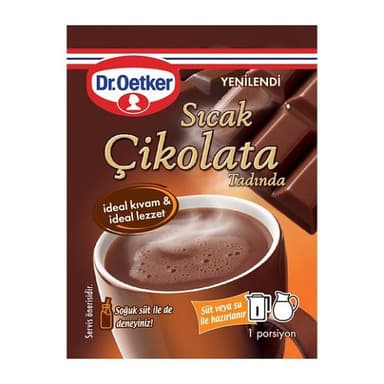 Dr.Oetker Sıcak Çikolata Tadında 25 gr