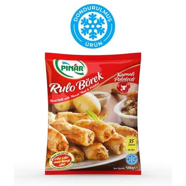 Pınar Börek Rulo 500 Gr Kıymalı Patatesli