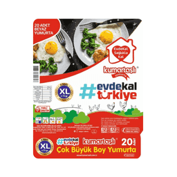 Kumartaşlı Yumurta XL Boy 20'li