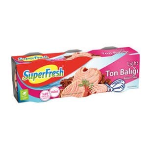 SüperFresh Balık Light Ton Balığı 3x75g Tuna Fish