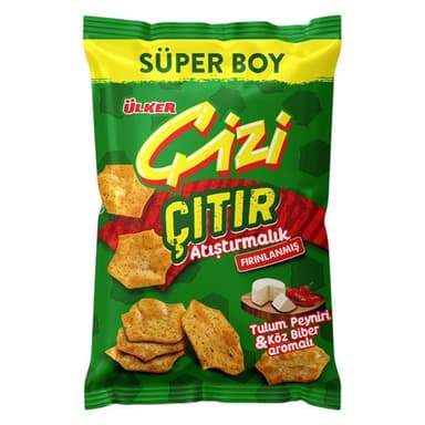 Çizi çıtır tulum peyniri & köz biber aromalı