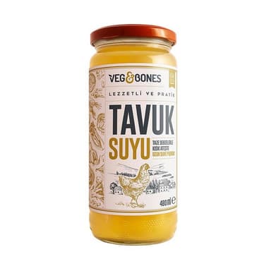 VEG BONES TAVUK SUYU CAM 480ML