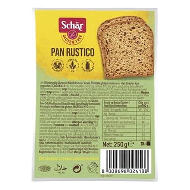 Schar Rustico Glutensiz Lifli Ekmek 250 gr