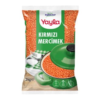 Yayla Kırmızı Mercimek 2 Kg