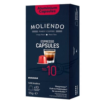 Moliendo No:10 Nespresso Uyumlu Kapsül Kahve 10'lu 55 G