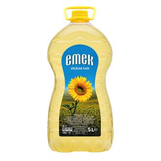 Emek Ayçiçek Yağı 5 L Köşeli Pet