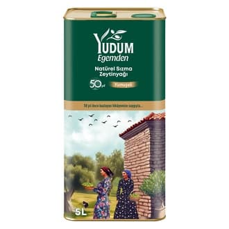Yudum Egemden Yumuşak Lezzet Sızma Zeytinyağı Teneke 5 L