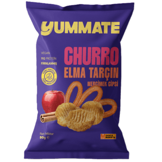 Yummate Elma Tarçın Mercimek Cipsi 50 G