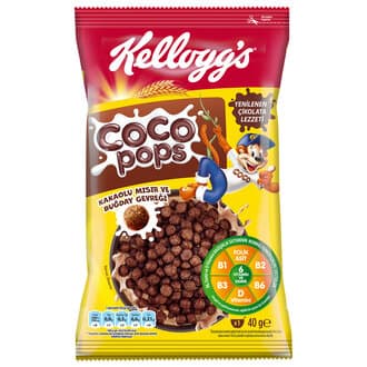 Kellogg's Coco Pops Kakaolu Mısır ve Buğday Gevreği 40 G