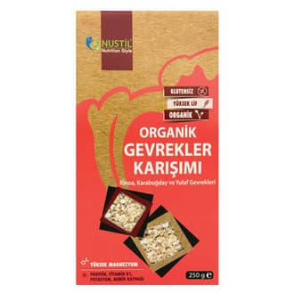 Nustil Organik Glutensiz Gevrekler Karışımı 250 G