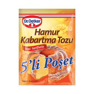 Dr.Oetker Hamur Kabartma Tozu 5'li Paket 50 G