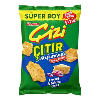 Ülker Çizi Çıtır Peynir & Soğan Süper Boy 120 G