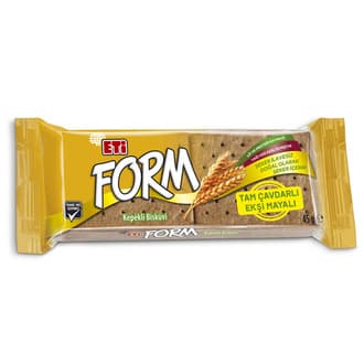 Eti Form Tam Çavdarlı Ekşi Mayalı Kepekli Bisküvi 45 G