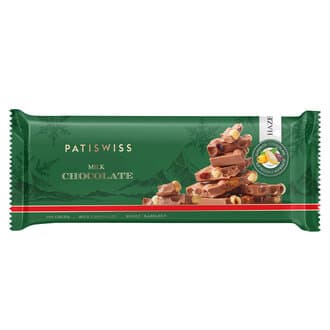 Patiswiss Bütün Fındıklı Kuru Üzümlü Sütlü Çikolata 300 G